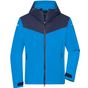 James&Nicholson Men´s Allweather Jacket bright_blue/navy/bright_blue