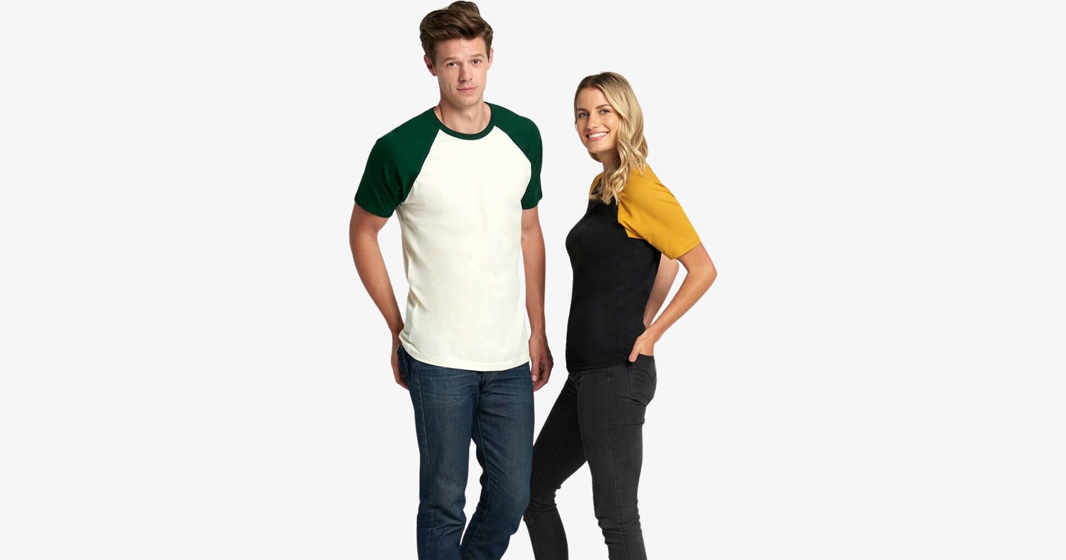 Tee-shirt Next Level Apparel - 3650 - Cotton Raglan T-Shirt