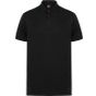 Finden+Hales Adults contrast panel polo black/gunmetal_grey