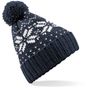 Beechfield Bonnet Fair Isle snowstar® french_navy/white