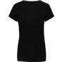 kariban T-shirt col V manches courtes femme black