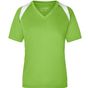 James&Nicholson Ladies' Running-T lime_green/white