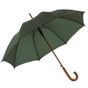 L-merch Automatic Umbrella With Wooden Handle Tango dark_green