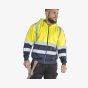 Korntex Hi-Vis workwear hooded sweat-jacket galway