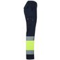 Velilla Pantalon multipoches bicolore haute visibilité navy/fluo_yellow