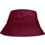 Neutral Bucket Hat bordeaux