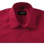 Russell Chemise en Popeline Polyester Coton cintrée manches longues homme classic_red