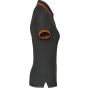 Kariban Polo femme manches courtes à liserés contrastés dark_grey/orange