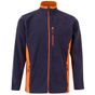 Velilla Veste polaire bicolore navy/orange