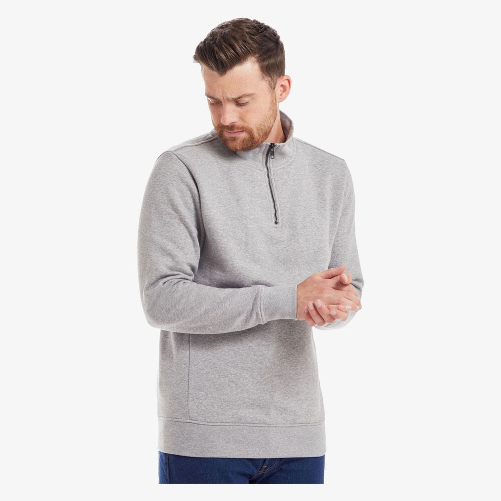 The Quarter zip sweat mantis