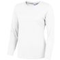 AWDis Just Cool Girlie long sleeve cool T - arctic_white - M