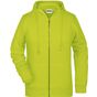 James&Nicholson Ladies´ Zip-Hoody acid_yellow