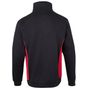 Velilla Sweat bicolore zippé black/red