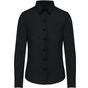 Kariban Chemise Oxford manches longues femme black