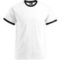 Promodoro Men´s Contrast-T white/black