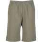 Build Your Brand Fluffy Sweatshorts pale_olive