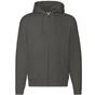 fruit of the loom Premium Hooded Sweat-Jacket charcoal