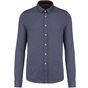 Kariban Chemise Jacquard manches longues jacquard_blue