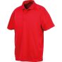 Spiro Performance Aircool polo shirt red
