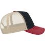 Atlantis Rapper Canvas navy/burgundy/beige