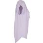 Build Your Brand Ladies Long Slub Tee lilac
