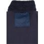 Build Your Brand Bonded Sherpa Jacket navy