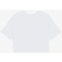 Bella Women's jersey crop tee white