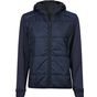 tee jays Women's hybrid-stretch hooded jacket navy/navy