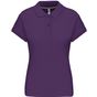 Kariban Polo manches courtes femme purple
