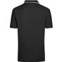 James&Nicholson Mens Polo black/white