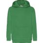 fruit of the loom Kids classic hooded sweat kelly green