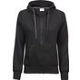 Tee Jays Ladies Hooded Zip Sweat black