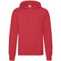 fruit of the loom Classic Hooded Sweat rouge