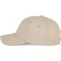 K-up Casquette en coton et polyester recyclés K-loop tracking - 6 panneaux beige