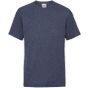 fruit of the loom Kids valueweight T heather navy