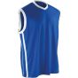 Spiro Basketball mens quick dry top royal/white