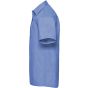Russell Chemise en Popeline Polyester/Coton classique manches courtes homme corporate blue