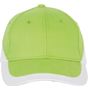 K-up Racing - casquette bicolore 6 panneaux lime/white
