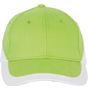 k-up Racing - casquette bicolore 6 panneaux lime/white