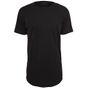 Build Your Brand Shaped Long Tee black
