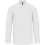 Kariban Chemise col mao manches longues white