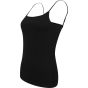 SF Clothing Women´s feel good stretch spaghetti vest black