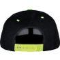 Result Bronx Original Flat Peak Snapback Dual Colour Cap black/lime