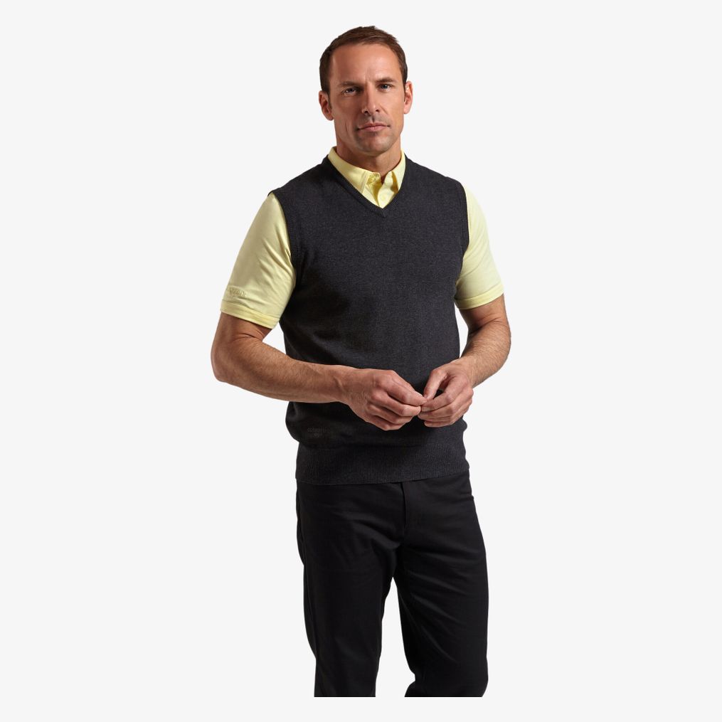 Cotton v-neck slipover  Glenmuir