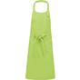 Kariban Tablier coton sans poche lime