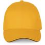 K-up Casquette avec sandwich contrasté - 6 panneaux yellow/dark_grey