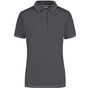 James&Nicholson Ladies' Elastic Polo graphite/white
