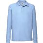 fruit of the loom Kids 65/35 long sleeve polo sky_blue