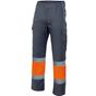 Velilla Pantalon bicolore haute visibilité grey/fluo_orange