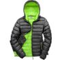 Result Womens Snow Bird hooded jacket black/lime